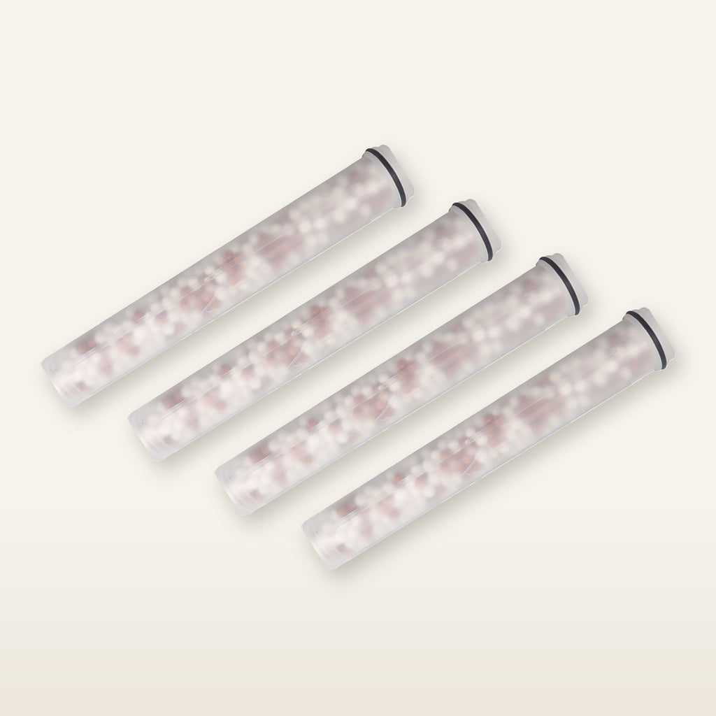 Four Driftrain replacement cartridges, close-up